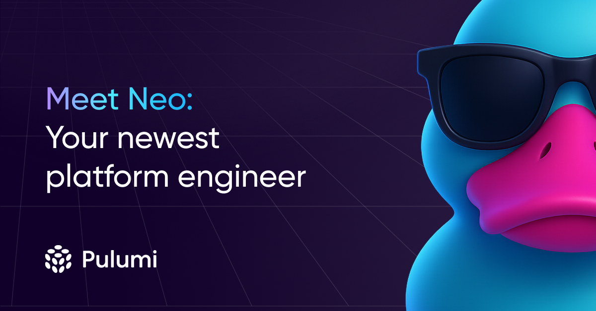 Meet Neo, Your Newest Platform Engineer