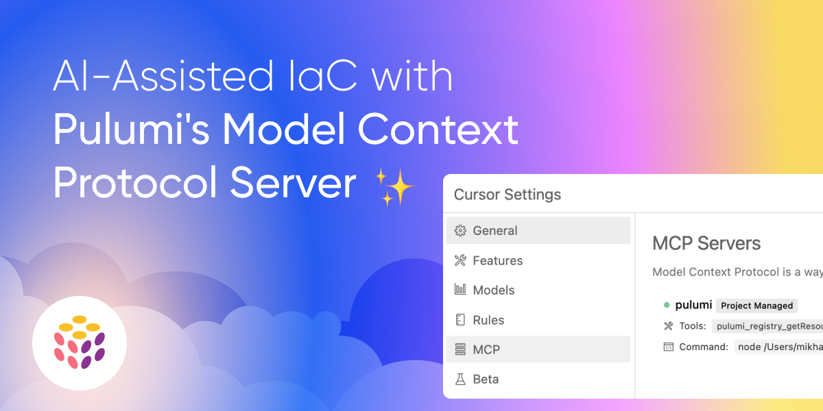 AI-Assisted Infrastructure as Code with Pulumi's Model Context Protocol Server
