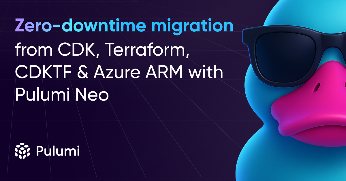 Neo: Zero-downtime migration from CDK, Terraform & Azure ARM