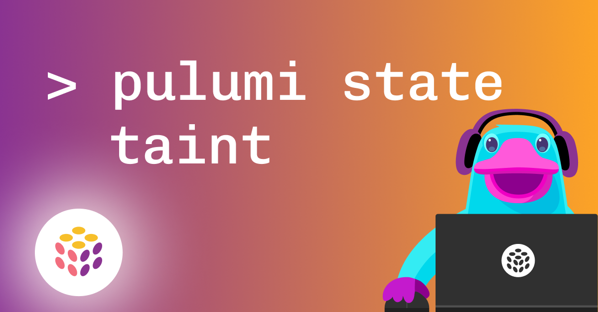 Precise Resource Replacement with Pulumi State Taint