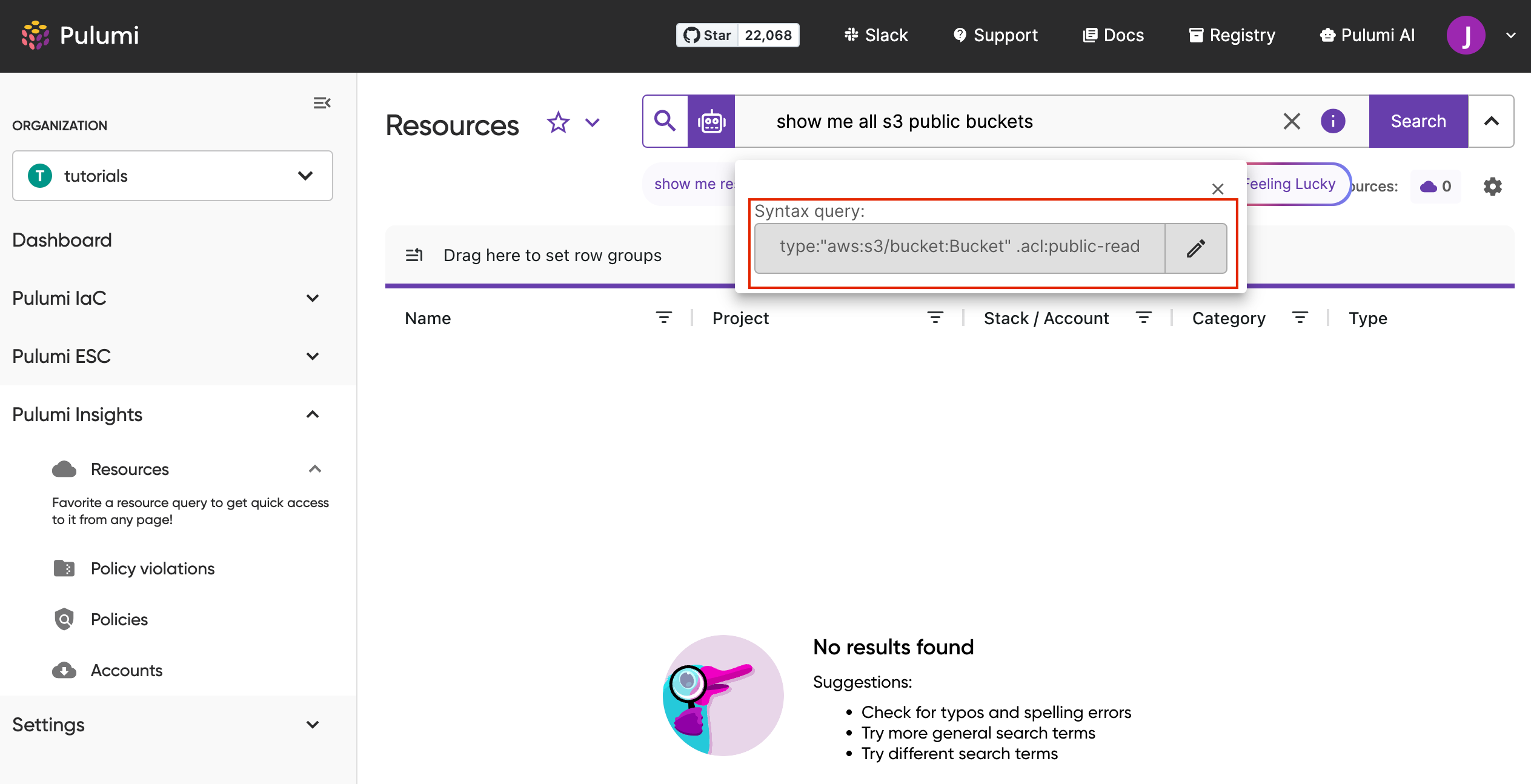 Insights Explorer Ai assist public s3