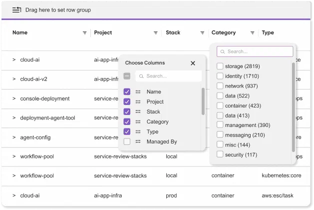 Pulumi Insights multi-cloud visibility and governance