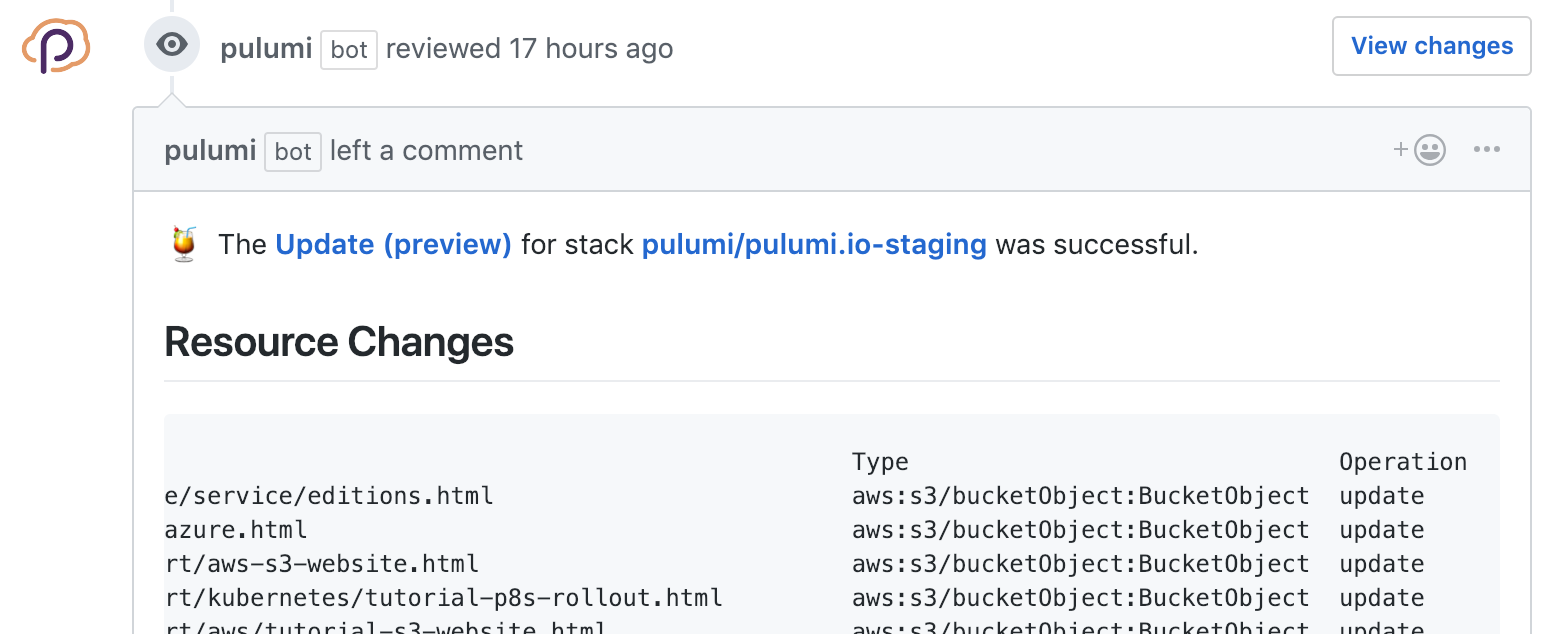 Comment on Pull Request